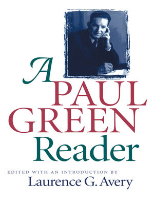 cover image of A Paul Green Reader